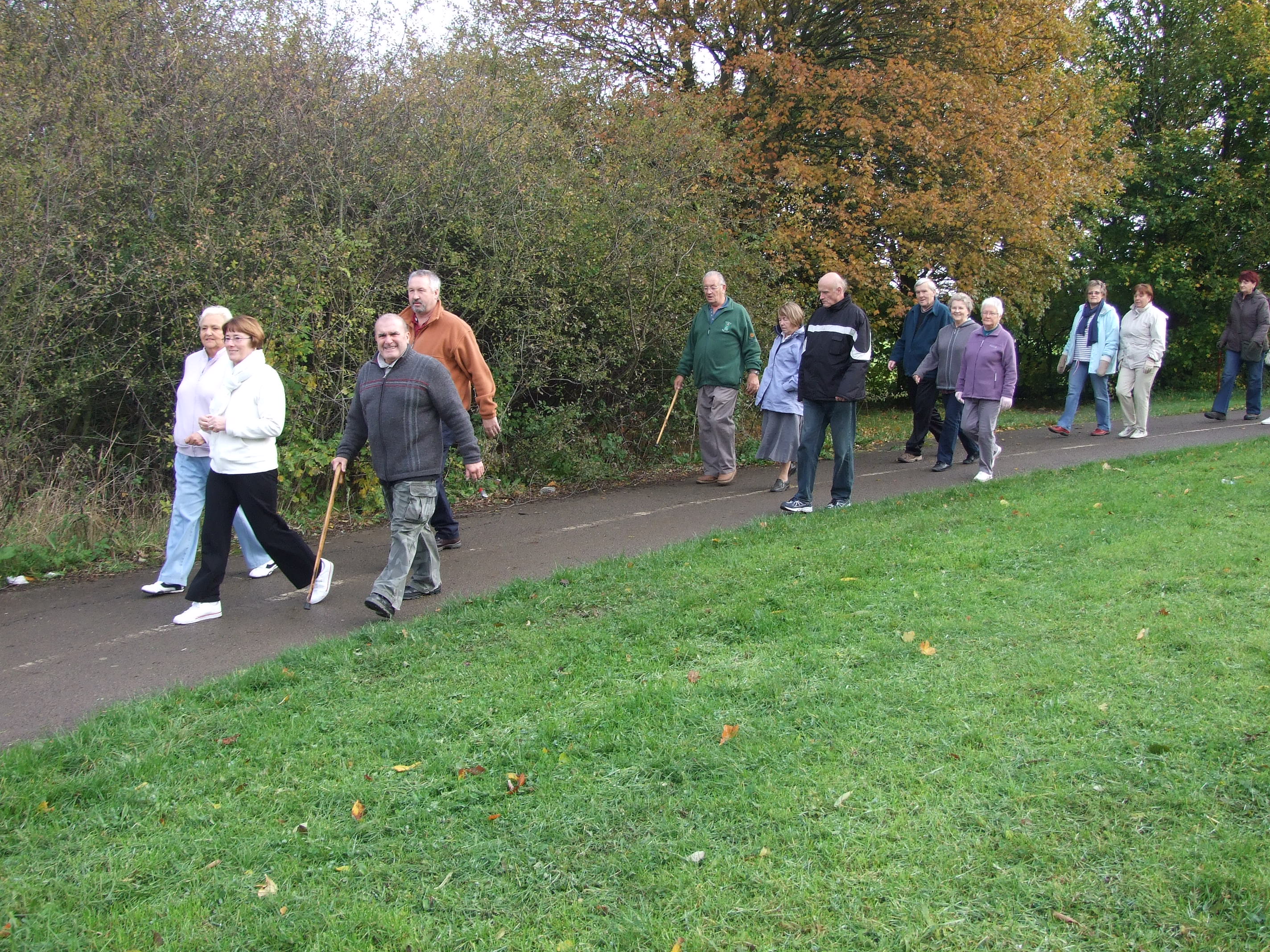 Picture of people on a Health Walk